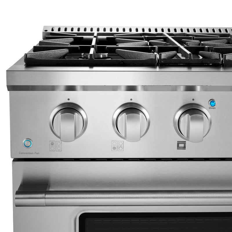 Load image into Gallery viewer, Cosmo Commercial-Style 30 inch, Stainless Steel Gas Range - COS-GRP304
