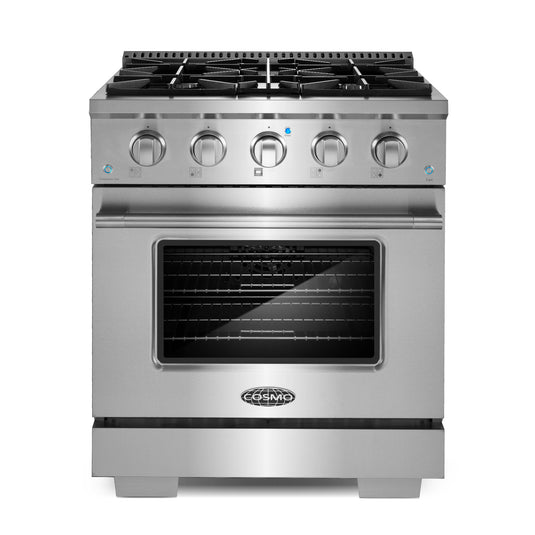 Cosmo Commercial-Style 30 inch, Stainless Steel Gas Range - COS-GRP304