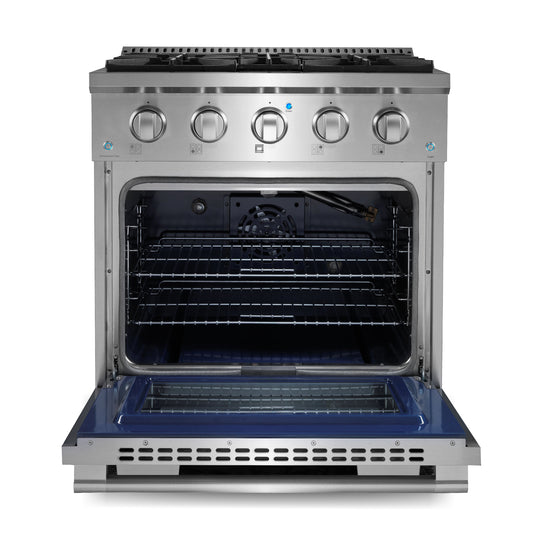 Cosmo Commercial-Style 30 inch, Stainless Steel Gas Range - COS-GRP304