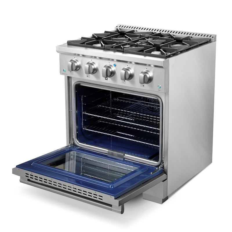Load image into Gallery viewer, Cosmo Commercial-Style 30 inch, Stainless Steel Gas Range - COS-GRP304
