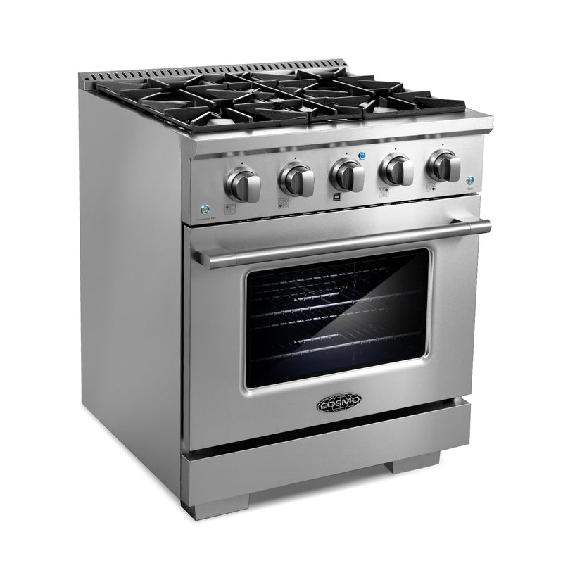 Load image into Gallery viewer, Cosmo Commercial-Style 30 inch, Stainless Steel Gas Range - COS-GRP304
