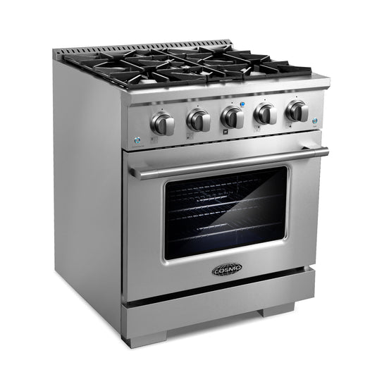 Cosmo Commercial-Style 30 inch, Stainless Steel Gas Range - COS-GRP304