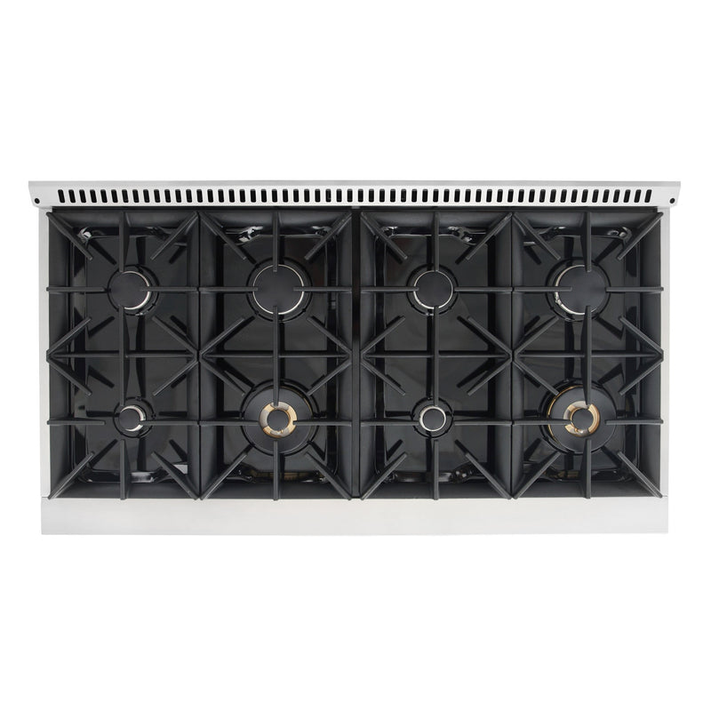 Load image into Gallery viewer, Cosmo Commercial-Style 48 inch, Stainless Steel Double Oven Gas Range - COS-GRP486G
