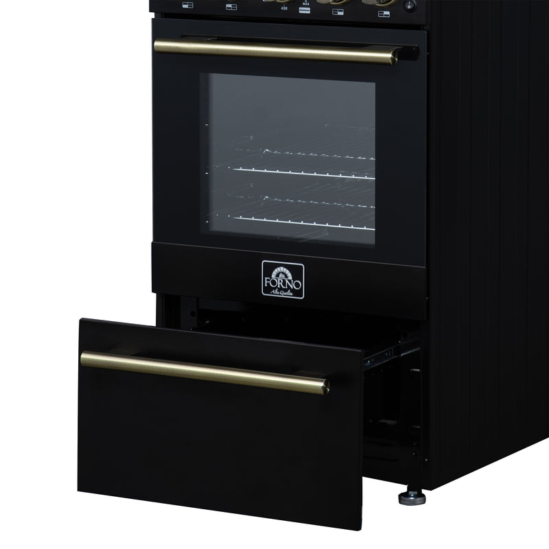 Load image into Gallery viewer, Forno Lamazze 20 Inch, Black Freestanding Gas Range - FFSGS6265-20BLK
