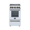 Forno Lamazze 20 Inch, White Freestanding Gas Range - FFSGS6265-20WHT