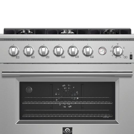 Marco 36-Inch Gas Range Stainless Steel, 6 Burners 67,000 BTU, 5.36 cu.ft. Convection Oven