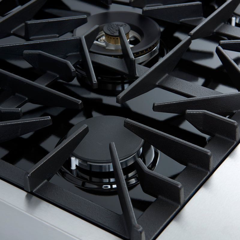 Load image into Gallery viewer, Giovanni 30-inch Gas Range Black &amp; Antique Brass Design, 5 Burners 67,000 BTU, 4.32 cu.ft. Convection Oven
