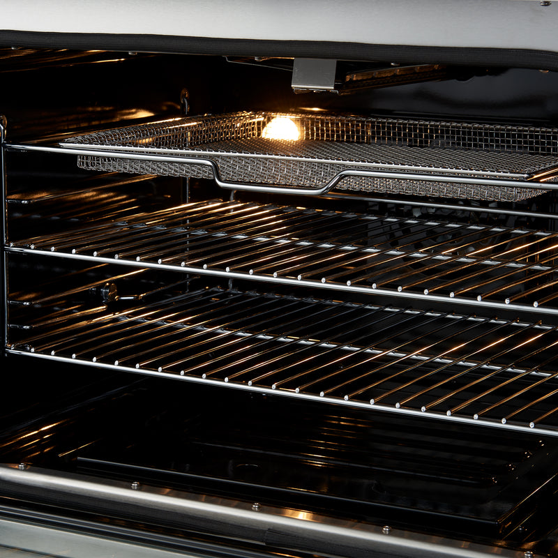 Load image into Gallery viewer, Giovanni 30-inch Gas Range Black &amp; Antique Brass Design, 5 Burners 67,000 BTU, 4.32 cu.ft. Convection Oven
