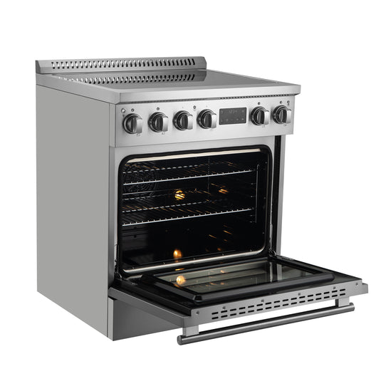 Forno Torino 30 Inch, Stainless Steel Induction Range with Air Fry - FFSIN0936-30