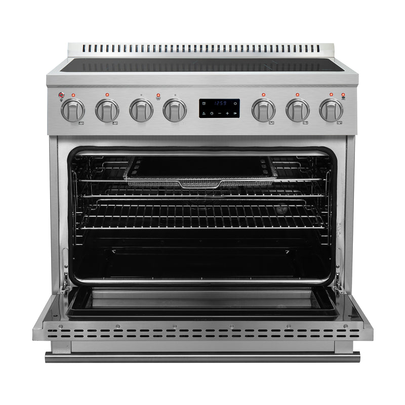 Load image into Gallery viewer, Forno Torino 36 Inch, Stainless Steel Induction Range with Air Fry - FFSIN0936-36
