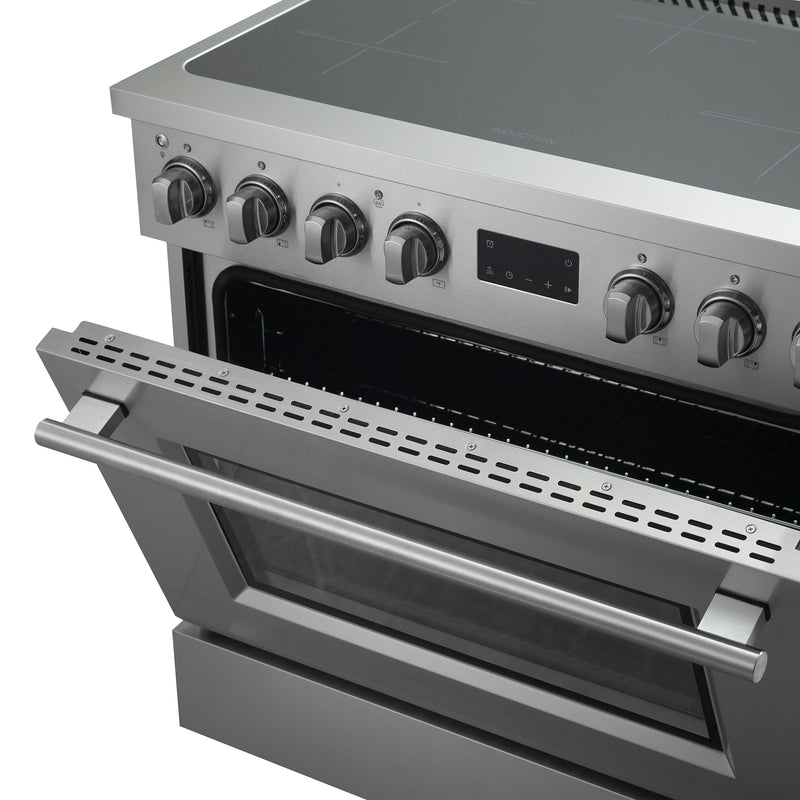 Load image into Gallery viewer, Forno Torino 36 Inch, Stainless Steel Induction Range with Air Fry - FFSIN0936-36
