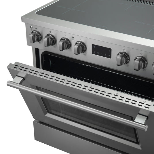 Forno Torino 36 Inch, Stainless Steel Induction Range with Air Fry - FFSIN0936-36
