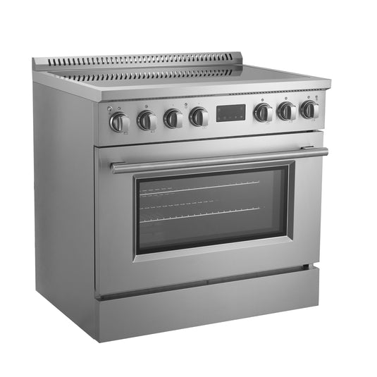 Forno Torino 36 Inch, Stainless Steel Induction Range with Air Fry - FFSIN0936-36