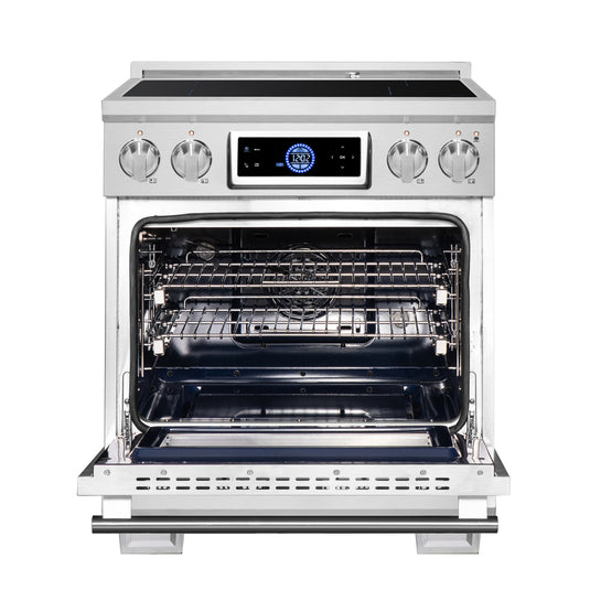 Forno Maximus 30 Inch, Stainless Steel Induction Range with Air Fryer - FFSIN0968-30
