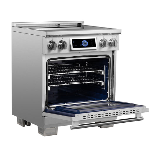 Forno Maximus 30 Inch, Stainless Steel Induction Range with Air Fryer - FFSIN0968-30
