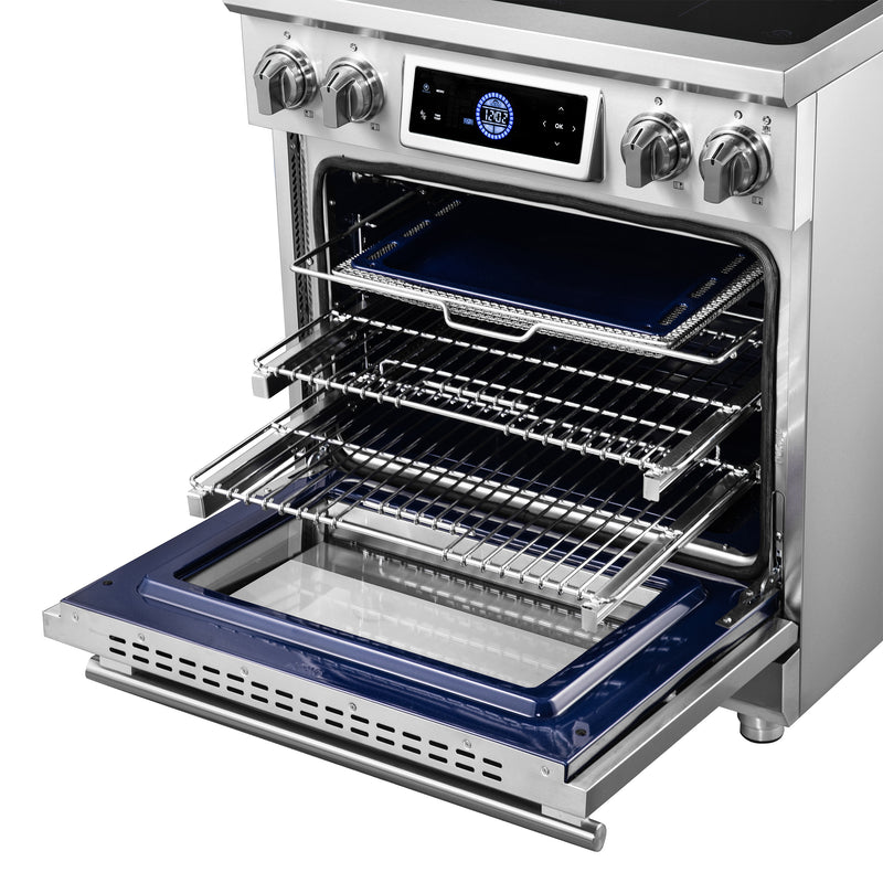 Load image into Gallery viewer, Forno Maximus 30 Inch, Stainless Steel Induction Range with Air Fryer - FFSIN0968-30
