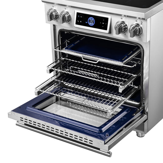 Forno Maximus 30 Inch, Stainless Steel Induction Range with Air Fryer - FFSIN0968-30