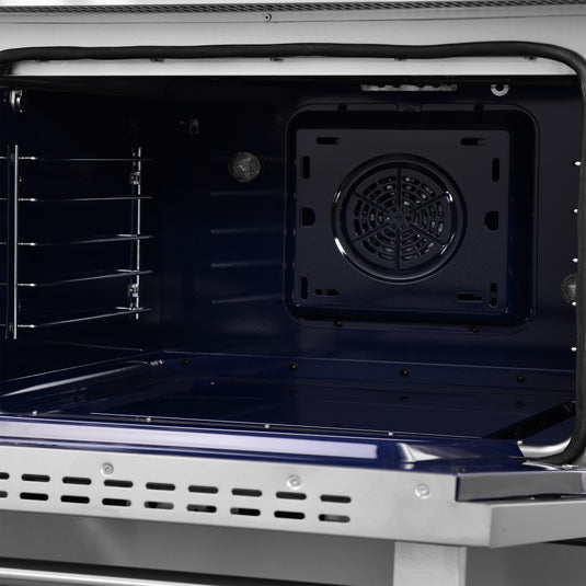 Forno Maximus 36 Inch, Stainless Steel Induction Range with Air Fryer - FFSIN0968-36