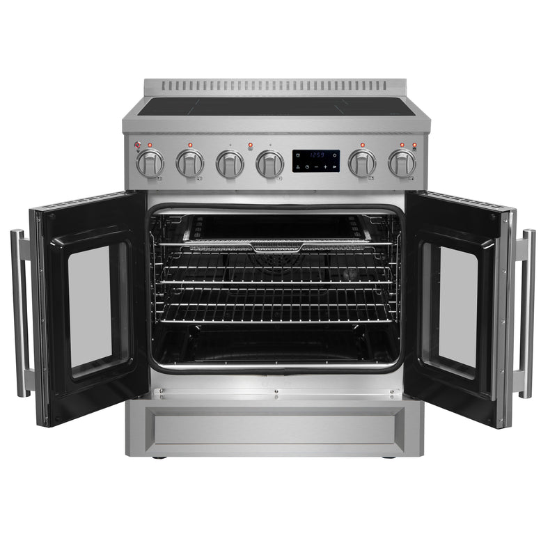 Load image into Gallery viewer, Forno Torino 30 Inch, Stainless Steel French Door Induction Range with Air Fryer - FFSIN0950-30
