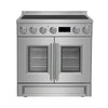 Forno Torino 30 Inch, Stainless Steel French Door Induction Range with Air Fryer - FFSIN0950-30