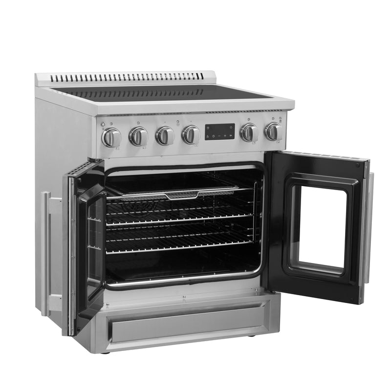 Load image into Gallery viewer, Forno Torino 30 Inch, Stainless Steel French Door Induction Range with Air Fryer - FFSIN0950-30
