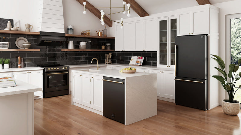Load image into Gallery viewer, Forno Pozzo 24-Inch Built-In Tall Tub Top Control Dishwasher, Black, 49 dBA, Soil-Sensing Capable, ENERGY STAR
