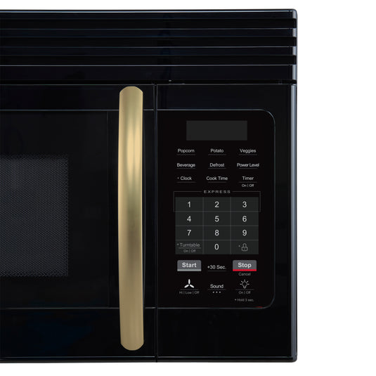 Forno Scalo 30-Inch, Black Over the Range Microwave - FOTR3007-30BLK