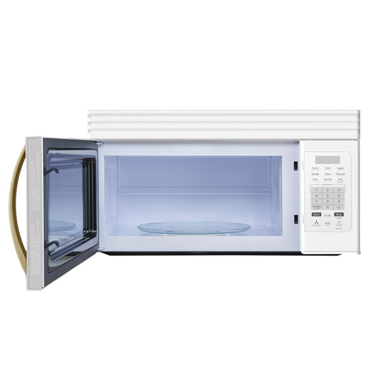 Forno Scalo 30-Inch, White Over the Range Microwave - FOTR3007-30WHT
