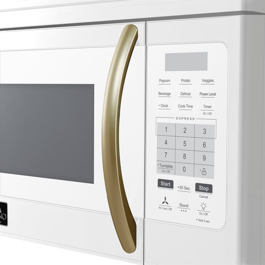 Forno Scalo 30-Inch, White Over the Range Microwave - FOTR3007-30WHT