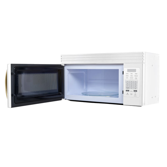 Forno Scalo 30-Inch, White Over the Range Microwave - FOTR3007-30WHT