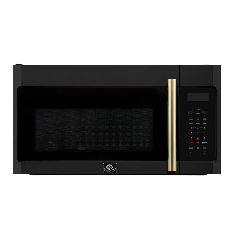 Load image into Gallery viewer, Forno Fornace 30-Inch, Black Over the Range Convection Microwave - FOTR3038-30BLK
