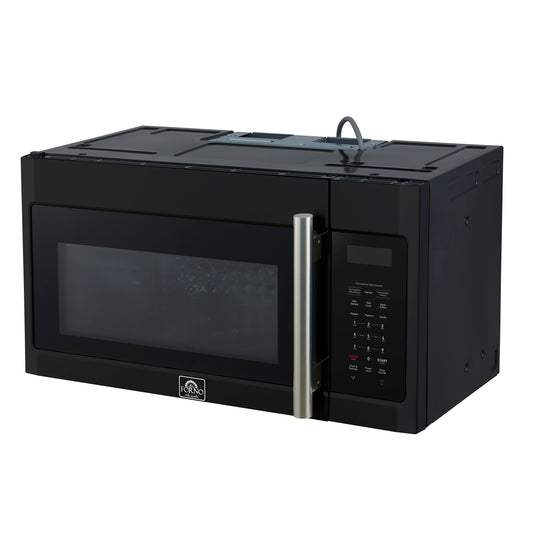 Forno Fornace 30-Inch, Black Over the Range Convection Microwave - FOTR3038-30BLK