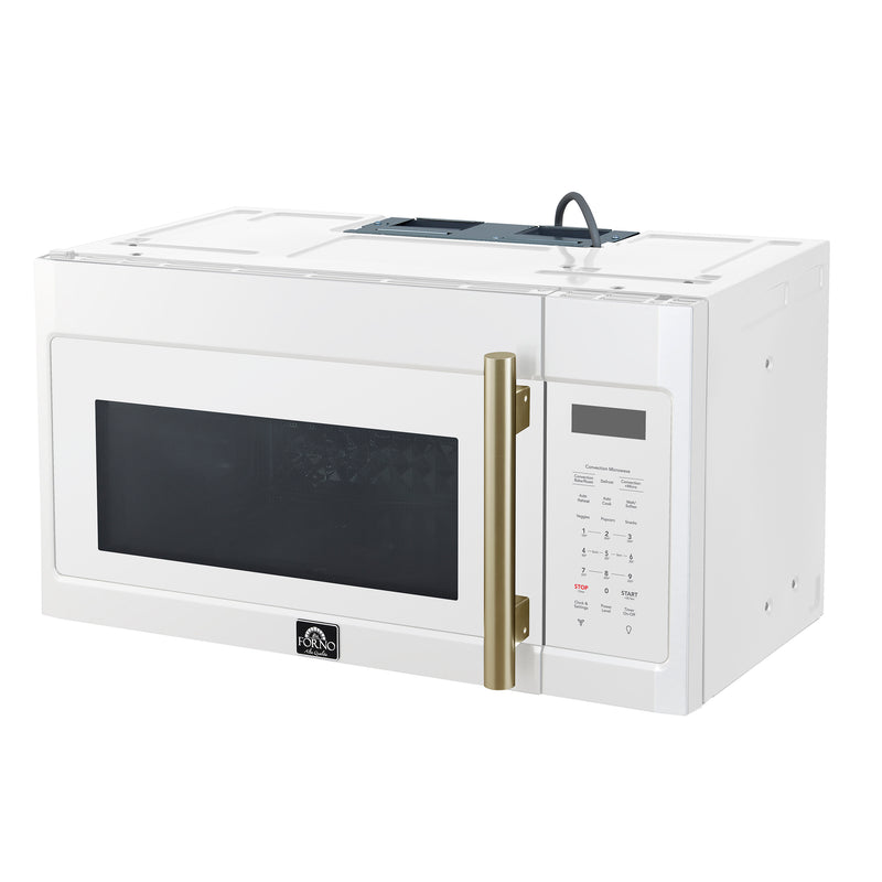 Load image into Gallery viewer, Forno Fornace 30-Inch, White Over the Range Convection Microwave - FOTR3038-30WHT
