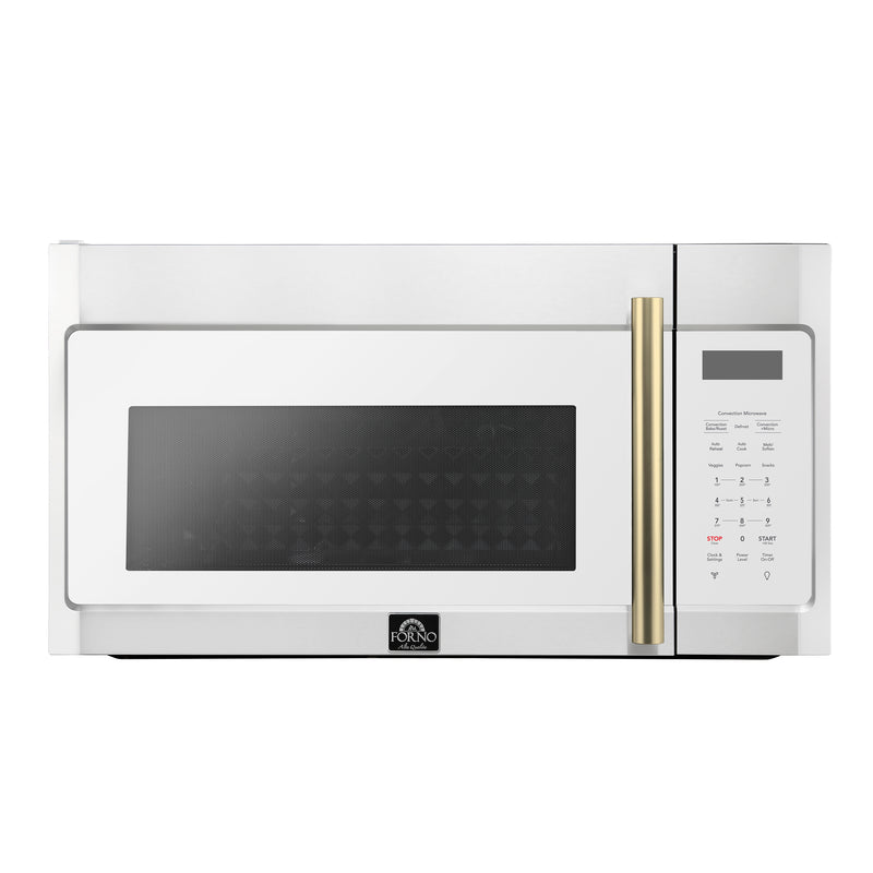 Load image into Gallery viewer, Forno Fornace 30-Inch, White Over the Range Convection Microwave - FOTR3038-30WHT
