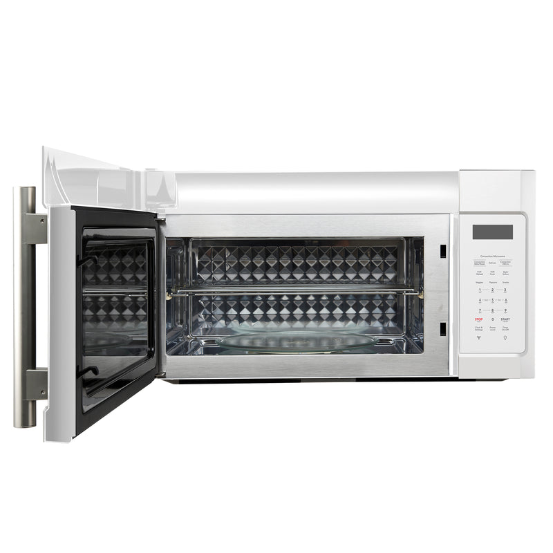Load image into Gallery viewer, Forno Fornace 30-Inch, White Over the Range Convection Microwave - FOTR3038-30WHT
