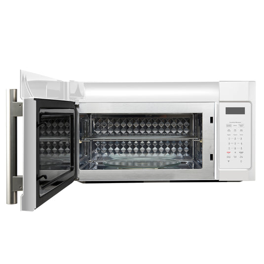 Forno Fornace 30-Inch, White Over the Range Convection Microwave - FOTR3038-30WHT