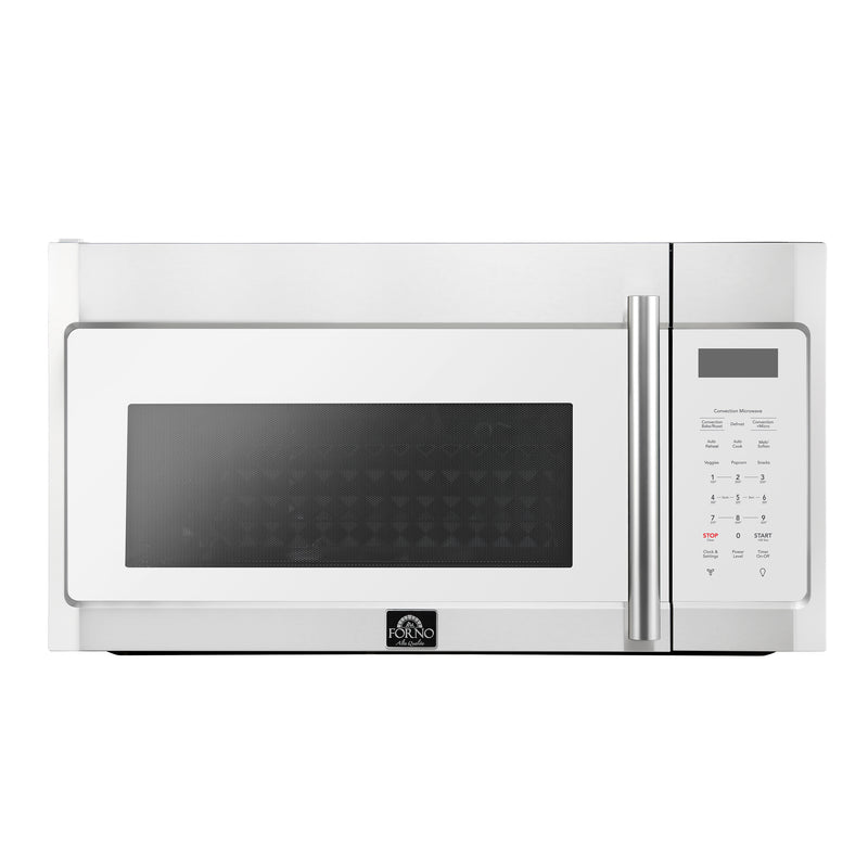 Load image into Gallery viewer, Forno Fornace 30-Inch, White Over the Range Convection Microwave - FOTR3038-30WHT

