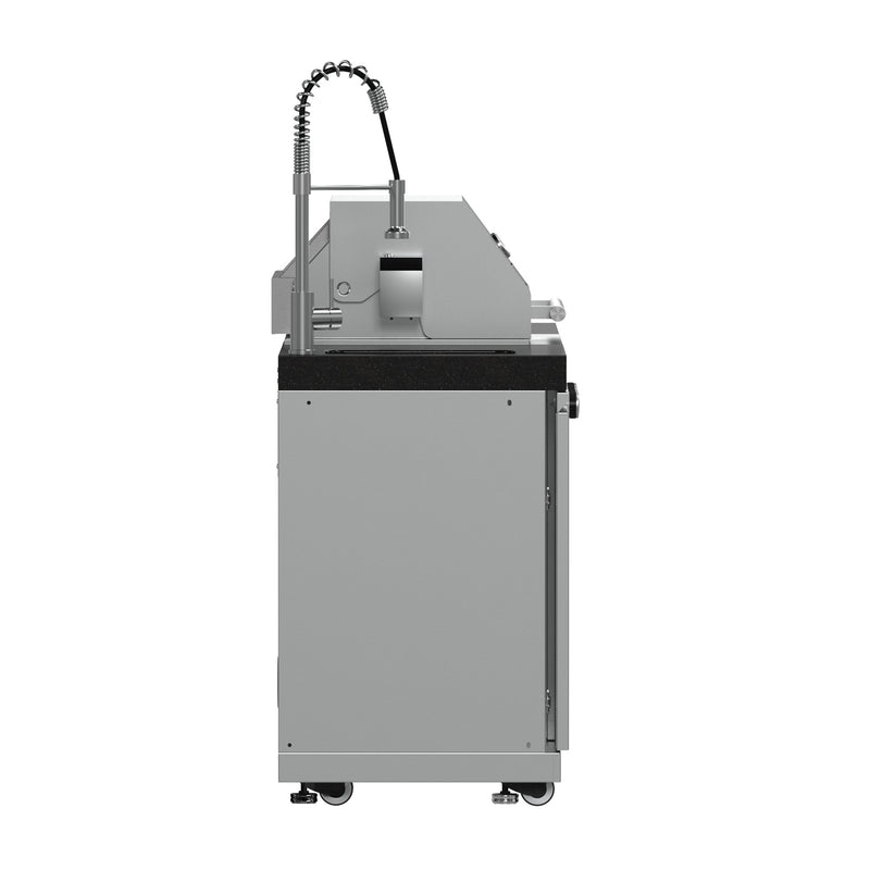 Load image into Gallery viewer, Forno Bulnes 30-Inch, Stainless Steel BBQ, with 3 Burners with Sear &amp; Rotisserie Infrared Burners, Beverage Center &amp; Black Granite Countertops - FODKT2506BLK
