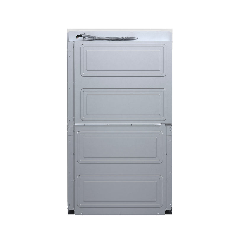 Load image into Gallery viewer, Forno Asti 30-Inch Double Electric Wall Oven with Upper French Doors in White &amp; Antique Brass, 7.36 cu. ft. Dual True Convection, 7,200W, Air Fry, Sous Vide, Self-Clean
