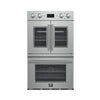 Forno Asti 30-Inch, Stainless Steel Double Electric Wall Oven with Upper French Doors and Dual True Convection - FBOEL1340-30