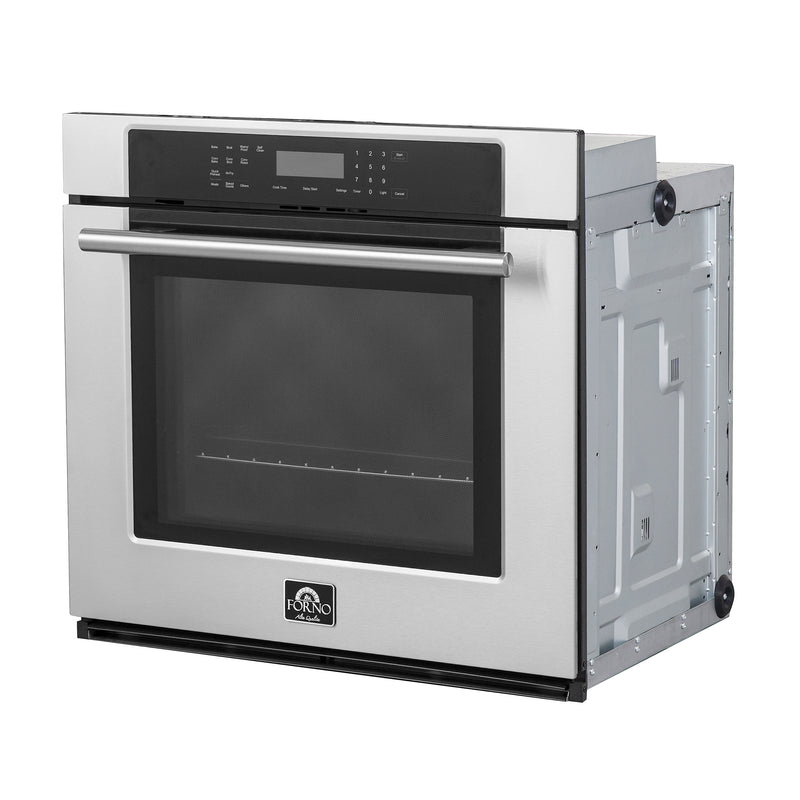 Load image into Gallery viewer, Forno Villarosa 30-Inch Electric Wall Oven, Stainless Steel, 5.0 cu.ft Capacity, Air Fry, Steam Cleaning, Glass Touch Controls
