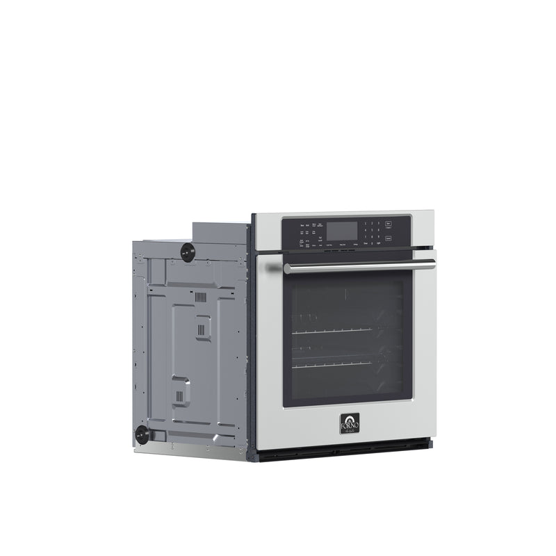Load image into Gallery viewer, Forno Villarosa 30-Inch Electric Wall Oven, Stainless Steel, 5.0 cu.ft Capacity, Air Fry, Steam Cleaning, Glass Touch Controls
