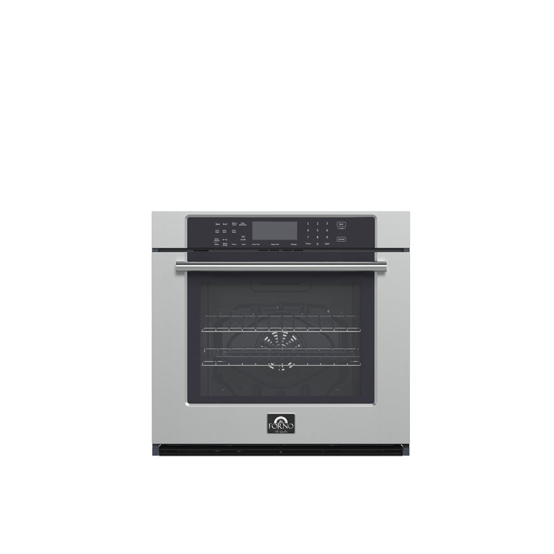 Load image into Gallery viewer, Forno Villarosa 30-Inch Electric Wall Oven, Stainless Steel, 5.0 cu.ft Capacity, Air Fry, Steam Cleaning, Glass Touch Controls

