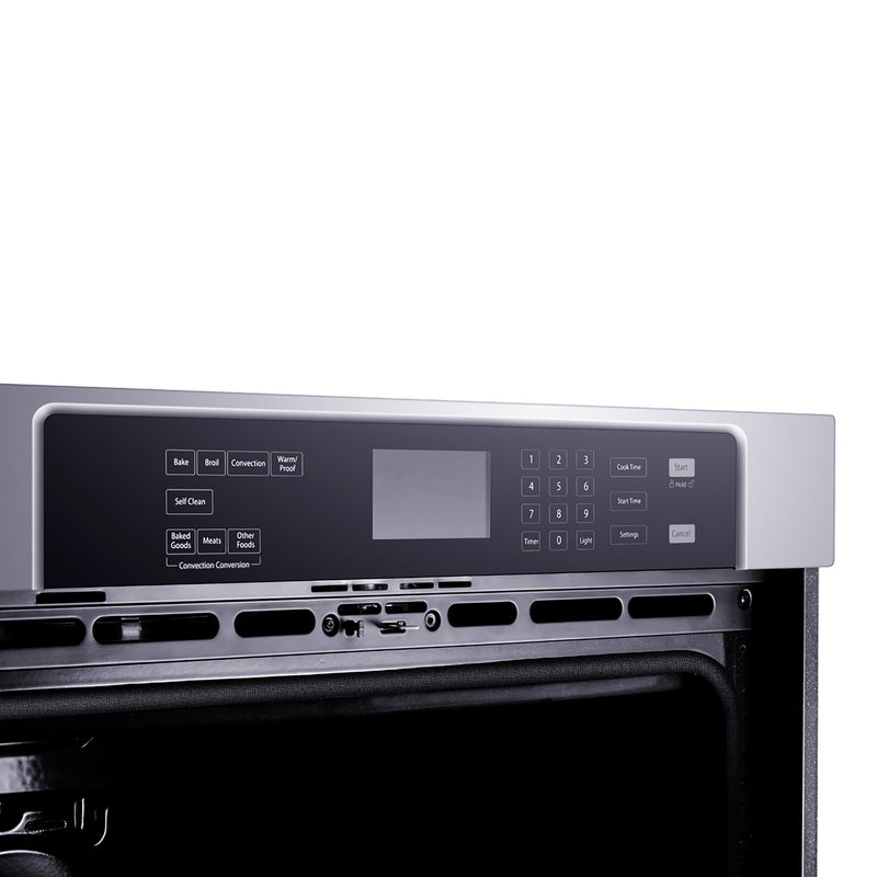 Load image into Gallery viewer, Forno Villarosa 30-Inch Electric Wall Oven, Stainless Steel, 5.0 cu.ft Capacity, Air Fry, Steam Cleaning, Glass Touch Controls

