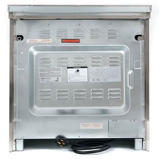 Cosmo Commercial-Style 36 inch, Stainless Steel Dual Fuel Range Convection Oven - F965NF
