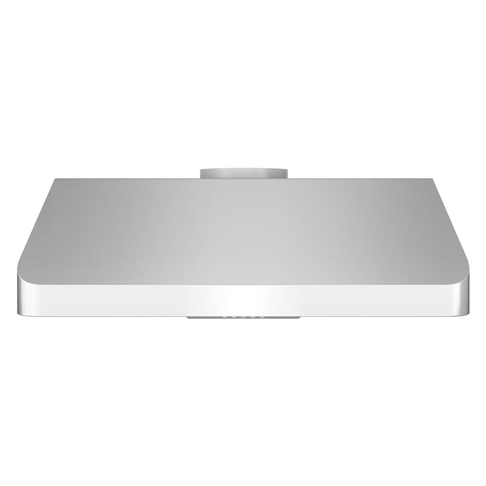 Cosmo 30 in. Ducted Under Cabinet Range Hood in Stainless Steel with Push Button Controls, LED Lighting and Permanent Filters