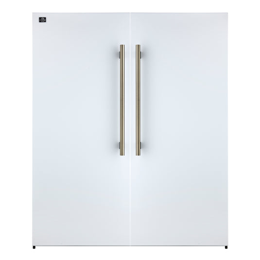 Forno Maderno 2-28-Inch, White Wide Convertible Refrigerator/Freezer - FFFFD1722-60SG-WHT