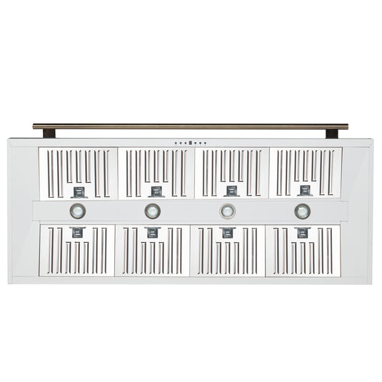 Forno Aria 60 Inch, White Wall-Mounted Range Hood - FRHWM5095-60WHT
