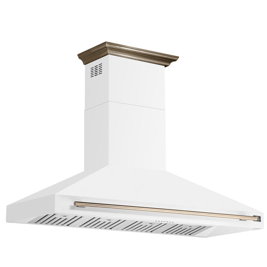 Forno Aria 60 Inch, White Wall-Mounted Range Hood - FRHWM5095-60WHT