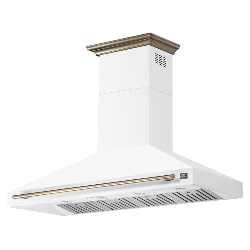 Load image into Gallery viewer, Forno Aria 60 Inch, White Wall-Mounted Range Hood - FRHWM5095-60WHT
